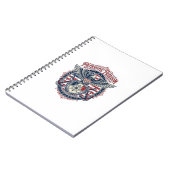 Carnet Tee-shirt graphique vectoriel prépa côtier patriot (Côté gauche)