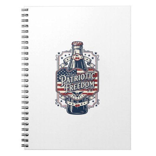 Carnet Tee-shirt graphique vectoriel rétro de soda à la c (Devant)