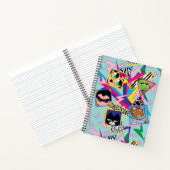 Carnet Teen Titans Go! | Collage de groupe rétro 90 (Intérieur)