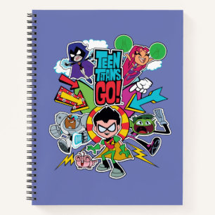 Carnet Teen Titans Go! Équipe Flèche Graphique