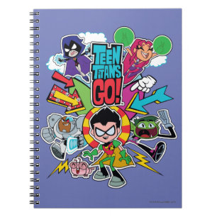 Carnet Teen Titans Go! Équipe Flèche Graphique