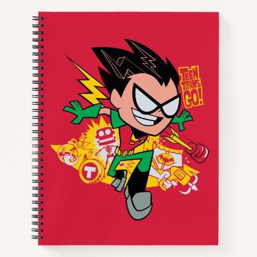 Carnet Teen Titans Go! | Graphique Arsenal de Robin (Devant)