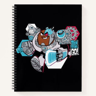 Carnet Teen Titans Go ! Graphique de l'arsenal de Cybor