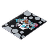 Carnet Teen Titans Go ! | Graphisme Arsenal de Cyborg (Côté gauche)