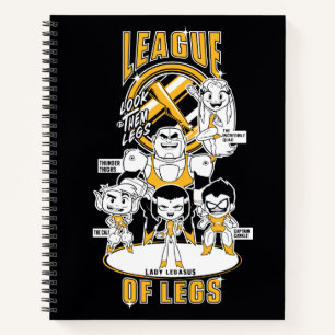 Carnet Teen Titans Go! Ligue des jambes