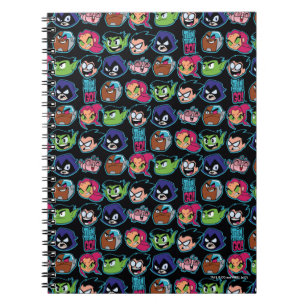 Carnet Teen Titans Go ! Motif Têtes Titans