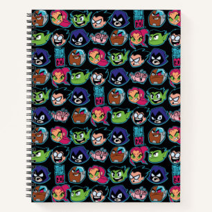Carnet Teen Titans Go ! Motif Têtes Titans