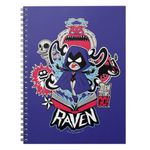 Carnet Teen Titans Go! Pouvoirs démoniaques de Raven Gr