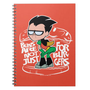 Carnet Teen Titans Go! Robin Booty Scooty Buns