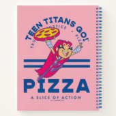 Carnet Teen Titans Go ! Starfire "Truth Justice Pizza" (Dos)