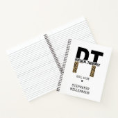 Carnet Teetah, physiothérapeute personnalisée PT Imprimer (Intérieur)