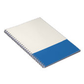 Carnet Teinte beige et bleue (Côté Droit)
