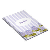 Carnet Teintes d'hortensia violet-bleu (Côté Droit)