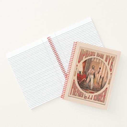 Carnet Teinture à cheveux Uphams, vers 1864 (Intérieur)