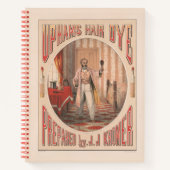 Carnet Teinture à cheveux Uphams, vers 1864 (Devant)