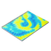 Carnet Teinture à tarte bleu et jaune (Côté gauche)