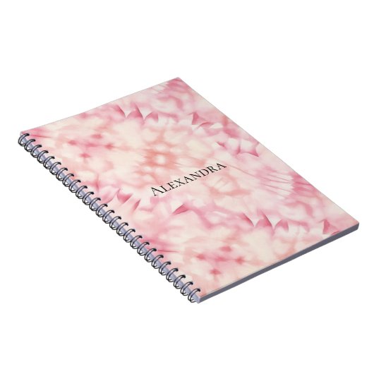 Carnet Teinture à tarte rose (Côté Droit)