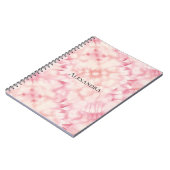 Carnet Teinture à tarte rose (Côté gauche)