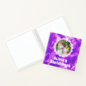 Carnet Teinture de nouilles violettes Noël Personnalisé E (Intérieur)
