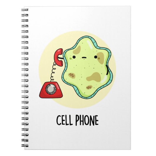 Carnet Téléphone portable Blague Biologie Science Jeu de (Devant)