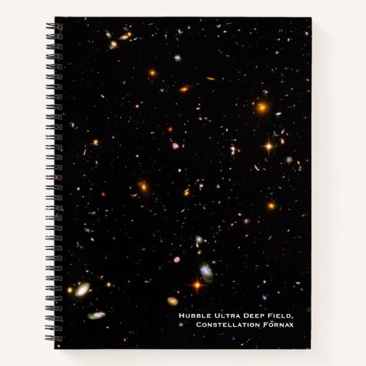 Carnet Télescope Hubble Ultra Deep Field Galaxies Photo (Devant)