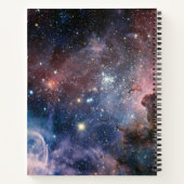 Carnet Télescope Nebula Hubble Carina Rouge et Bleu (Dos)