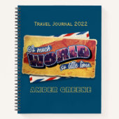 Carnet Tellement d'illustrations de devis de voyage (Devant)