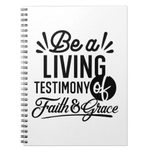 Carnet Témoignage Vivant Citation Biblique Motivation Chr