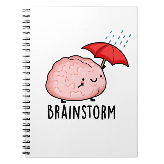 Carnet Tempête cérébrale Blague anatomique drôle (Devant)