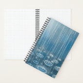 Carnet Tempête de pluie bleue (À l'intérieur)