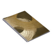 Carnet Tempête de sable circulaire dans Tan et Dark Brown (Côté Droit)