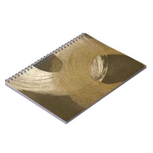 Carnet Tempête de sable circulaire dans Tan et Dark Brown (Côté gauche)