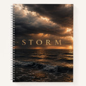 Carnet Tempête - Eaux Profondes (Devant)