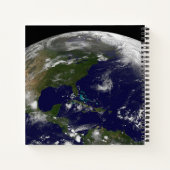 Carnet Tempêtes Tropicales Sur La Planète Terre. (Dos)