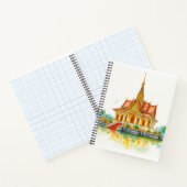 Carnet Temple Siam paisible avec Notbook (Intérieur)