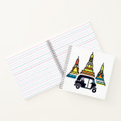 Carnet Temples thaïlandais et tuk tuks (Intérieur)
