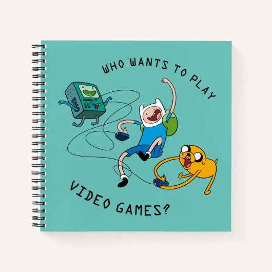 Carnet Temps d'aventure | Finn & Jake Jouer avec BMO (Devant)