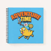Carnet Temps d'aventure | Finn Riding Jake (Devant)