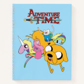Carnet Temps d'aventure | Lady, Bubblegum, Finn & Jake (Devant)