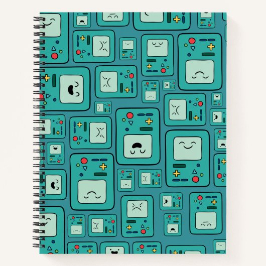 Carnet Temps d'aventure | Motif BMO (Devant)