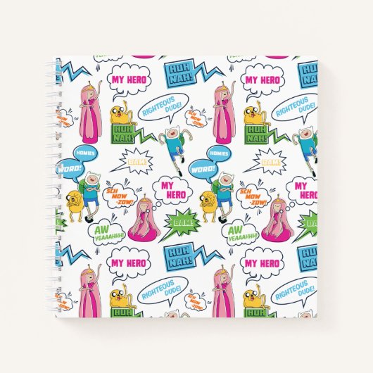 Carnet Temps d'aventure | Motif d'appel de caractères (Devant)