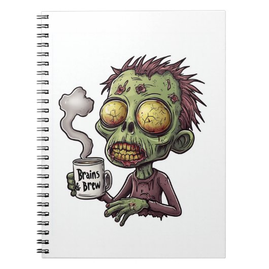 Carnet Temps de café zombie (Devant)