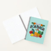 Carnet Temps d'été doux | Fruits tropicaux et fleurs (Intérieur)