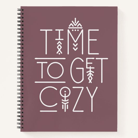 Carnet Temps moderne pour obtenir un design confortable (Devant)