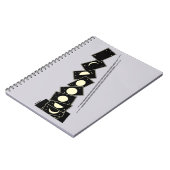 Carnet Temps passant à travers un trou (Côté gauche)