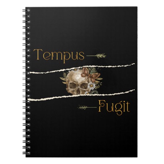 Carnet Tempus fugit (Devant)