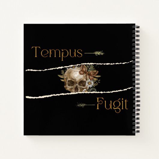 Carnet Tempus fugit (Dos)