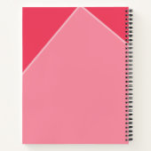 Carnet Tendance Cherry rose Nom moderne Cute Kitschy Fun (Dos)