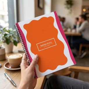 Carnet Tendance Mignon Abstrait Élégant Personnalisé
