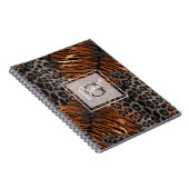 Carnet tendance peau de tigre léopard (Côté Droit)